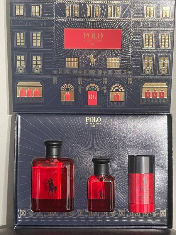 POLO RED 3-Piece Set 4.2 Men EDT Spray