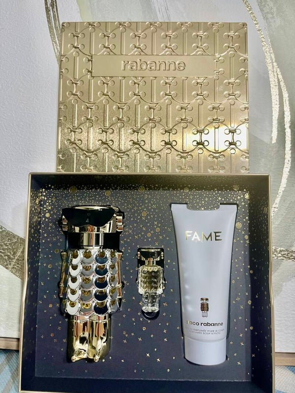 Fame by Paco Rabanne 3-Piece for Women Set 2.7oz W EDP