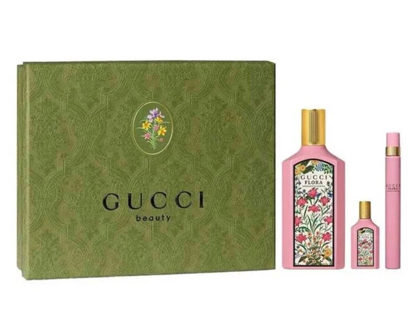 Gucci Flora Gardenia 3-Piece Set 3.4oz EDP W
