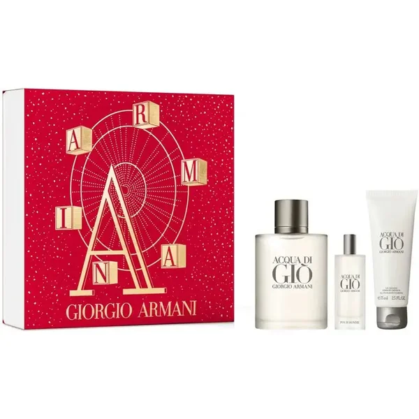 Acqua Di Gio 3-Piece Set 3.40z Men EDT