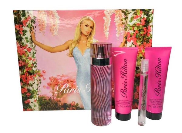 Paris Hilton Set 4P 3.40z W Edp