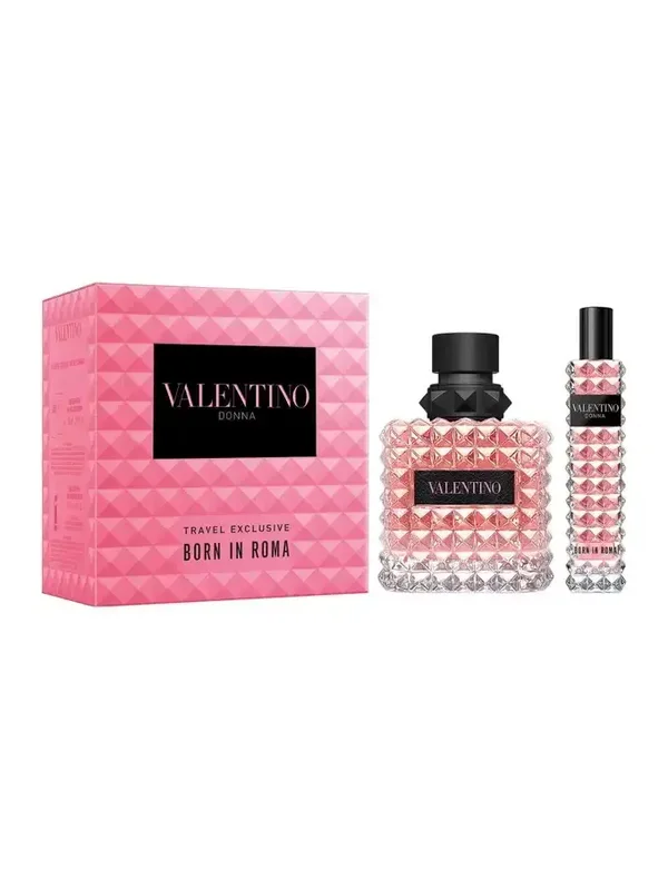 Valentino Born in Roma Travel Exclusive 2 Piece Set for Women 3.4oz EDP