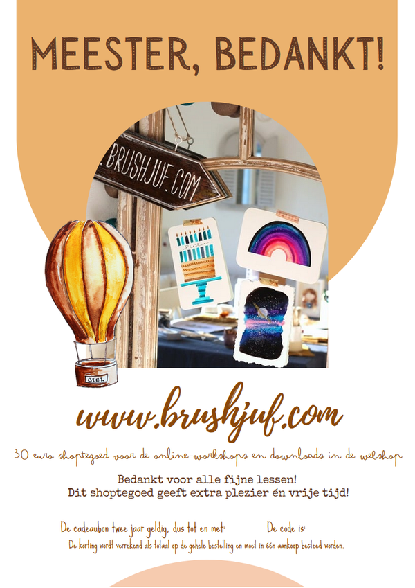 Cadeaubon meester €30,-