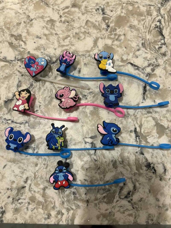 Lilo & Stitch straw covers, pk of 10