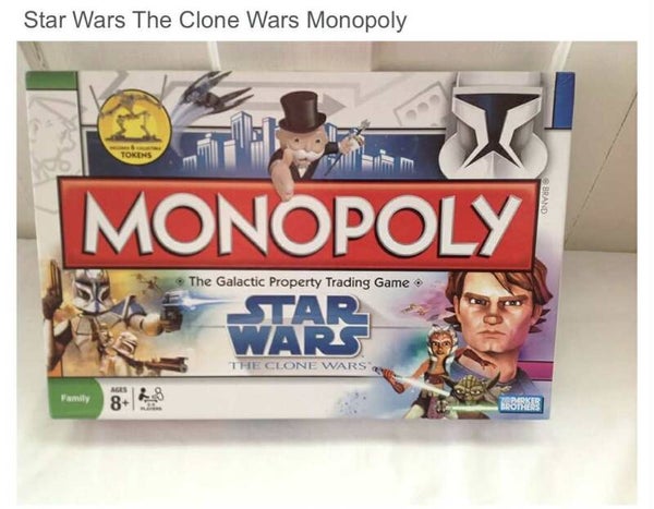 Monopoly Star Wars Clone Wars - Bilingual version