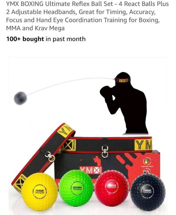 YMX Boxing ultimate reflex ball set