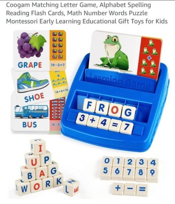 Coogam alphabet & number learning game