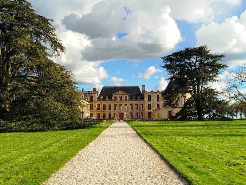 frontview of Chateau d'Oiron France