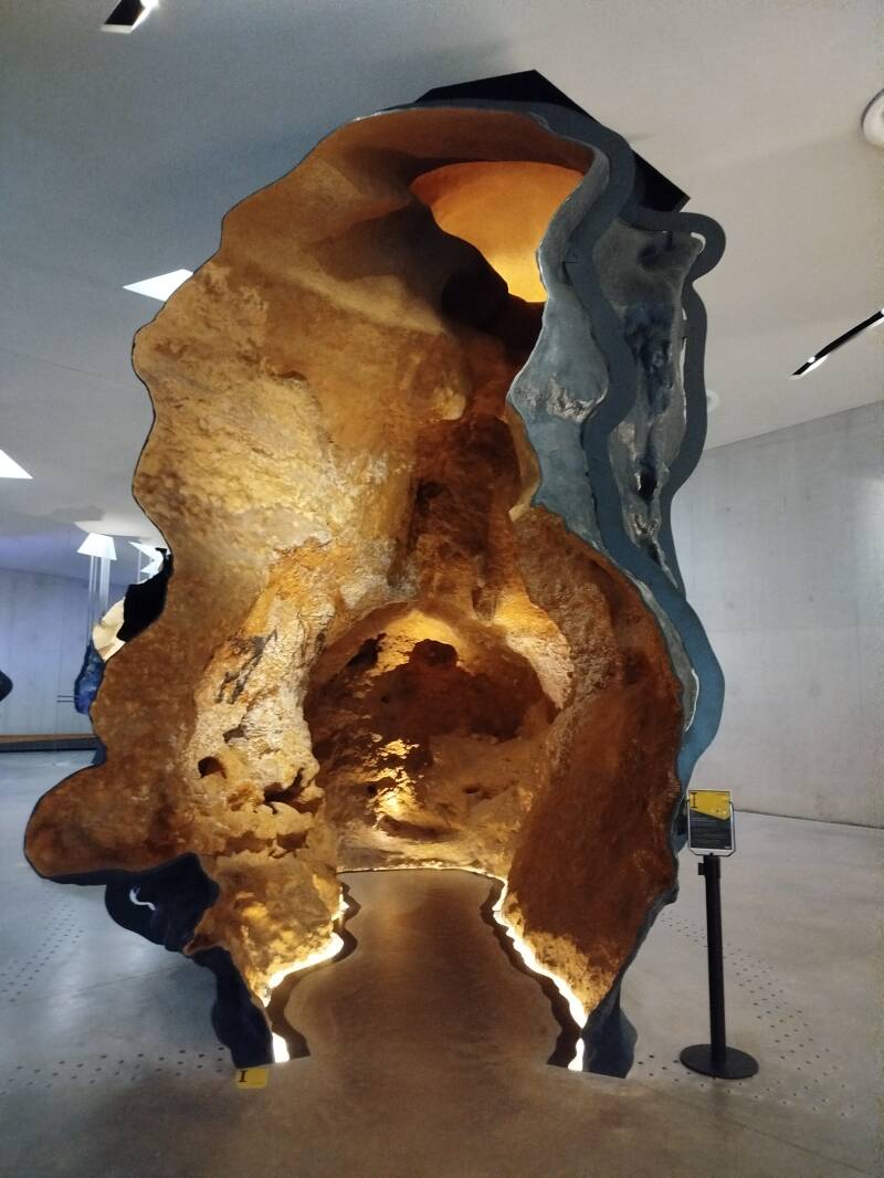 3D-model of Lascaux Caves replica near Montignac Dordogne France