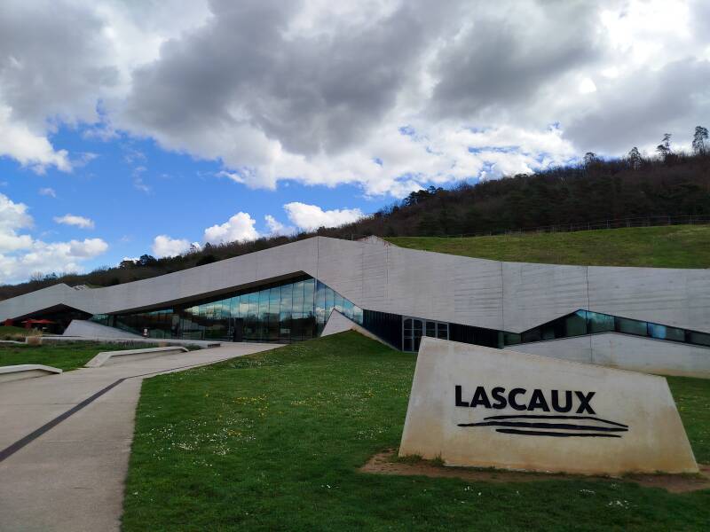 modern building from Lascaux IV near Montignac Dordogne France