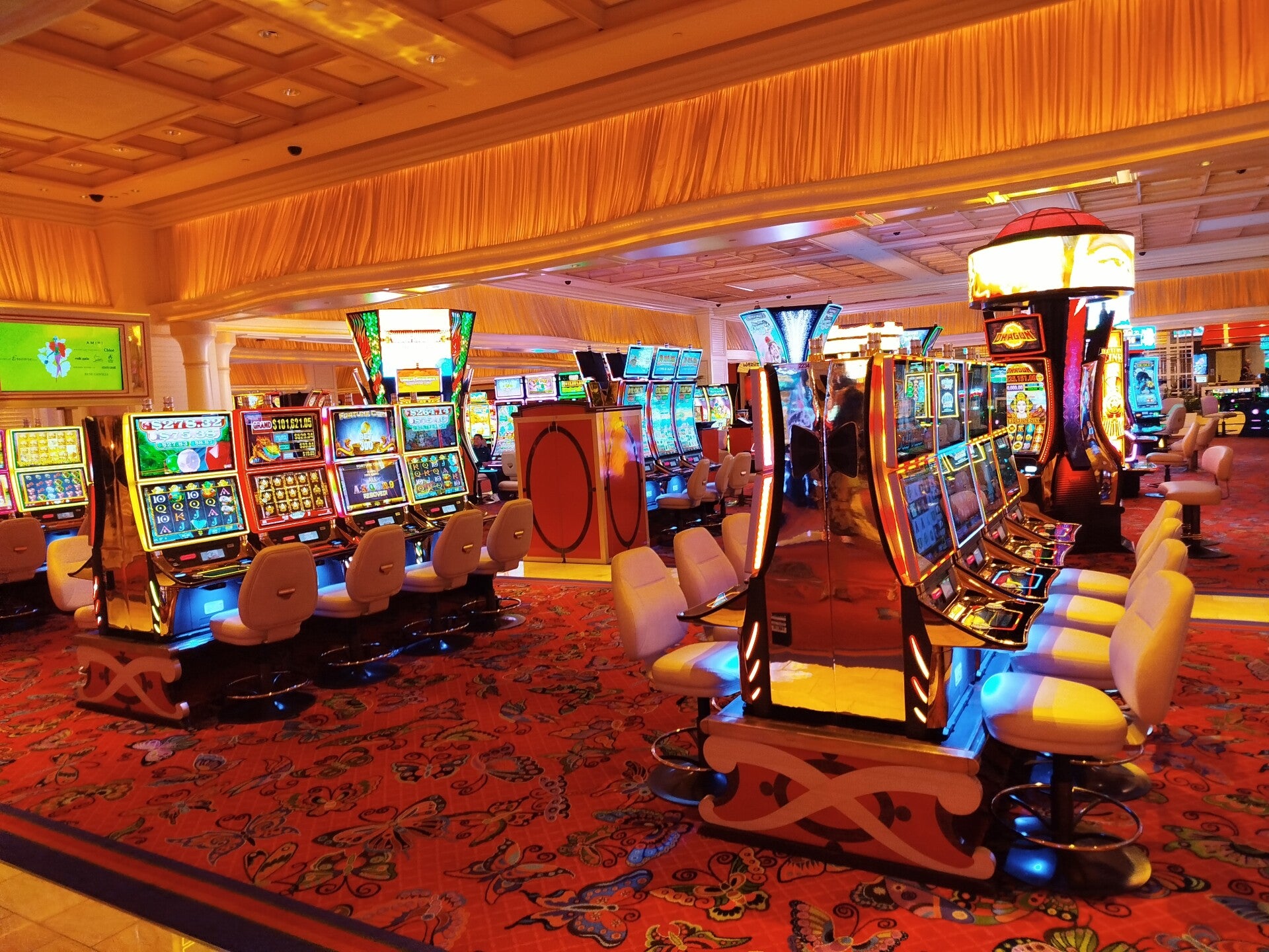 new digital slot machines in a casino in Las Vegas