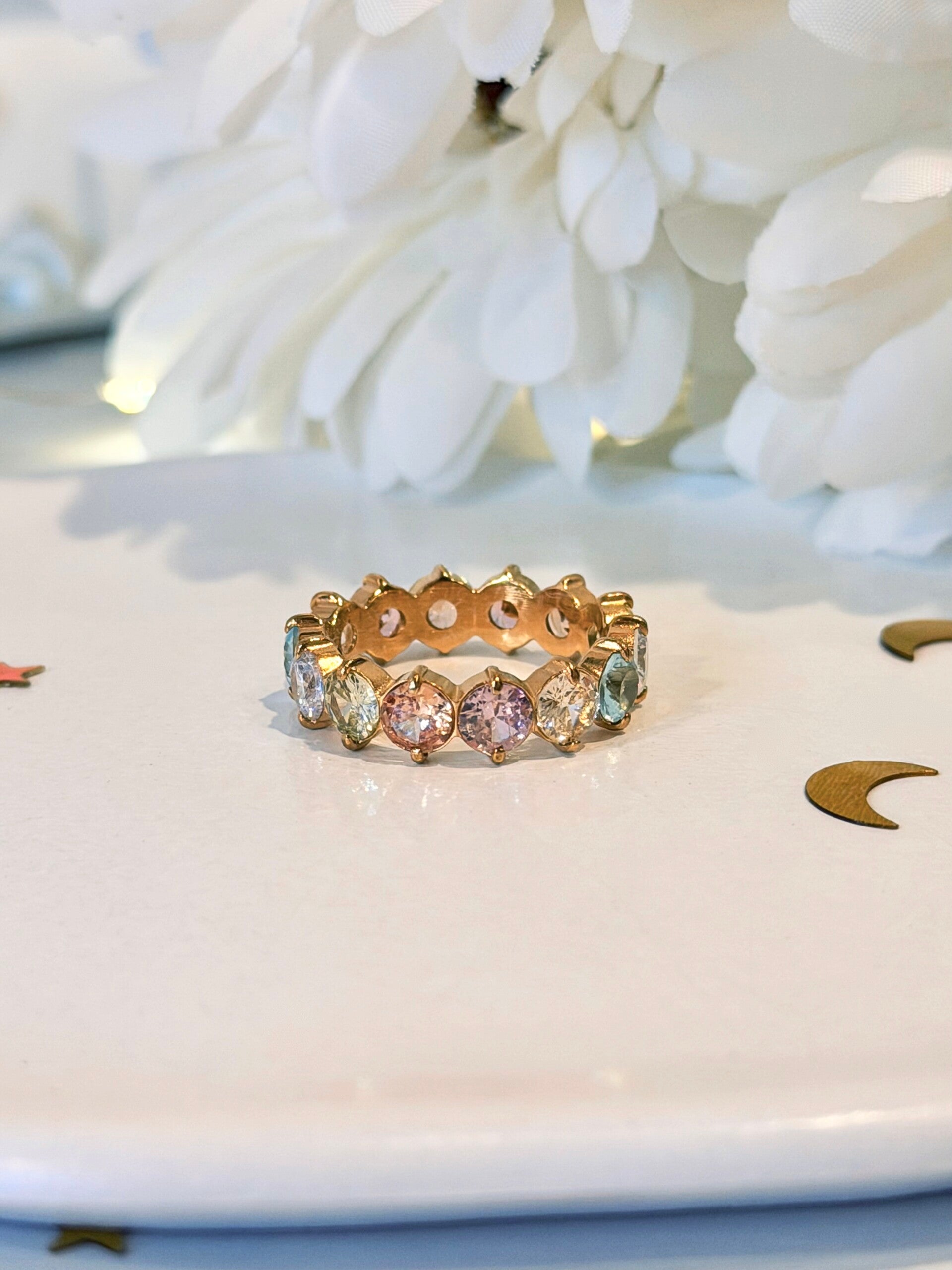 Eleganter Pastell‑Ring