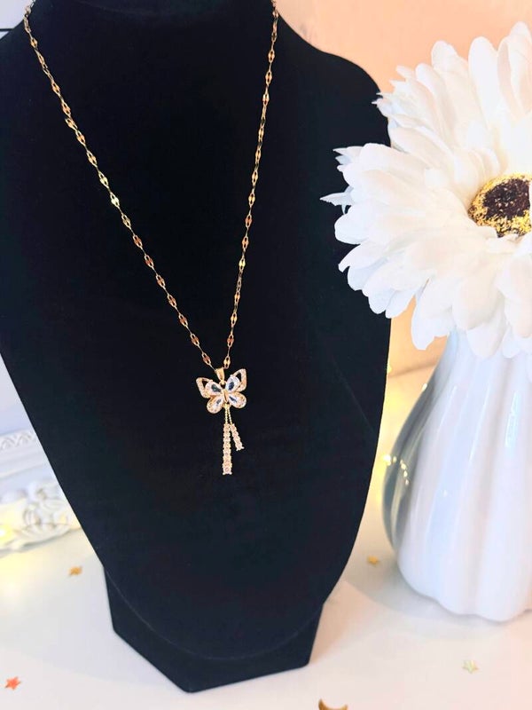 Exquisite Schmetterlings-Halskette