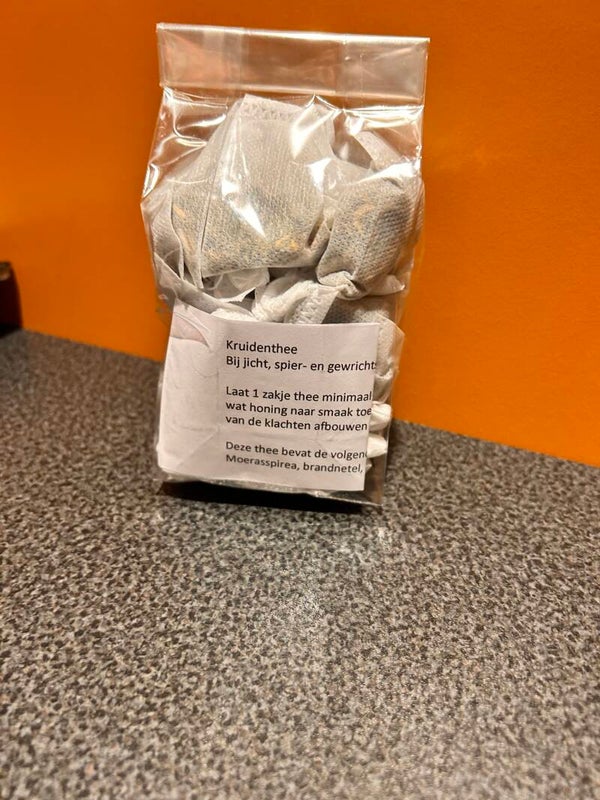 Kruidenthee bij jicht, spier en gewrichtspijn