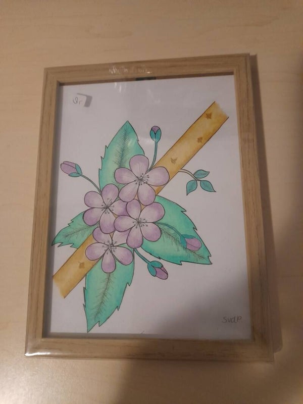 A3 lijst met tekening