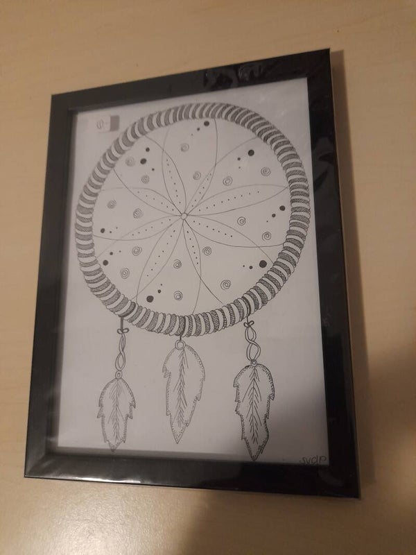 A3 lijs met tekening