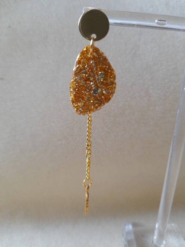 Epoxy Oorbellen Gold