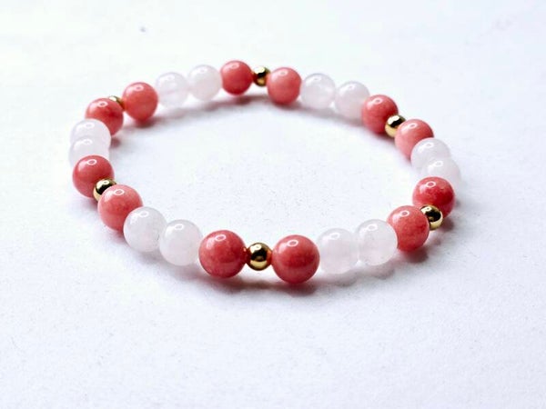 Armband Elastiek Natuursteen Nr 26