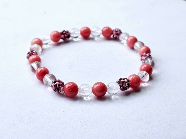 Armband Elastiek Natuursteen Nr 25