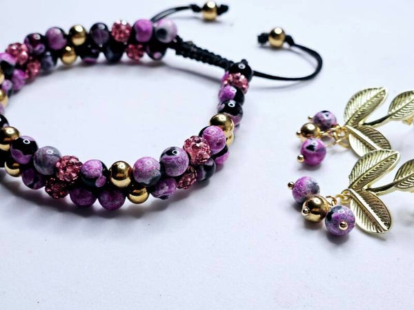 Armbanden en Oorbellen setje Nr 14