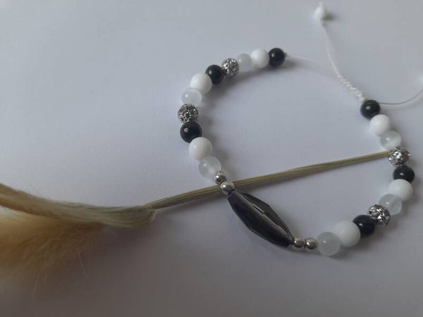 Handgemaakte Dames Armband  met schuifknoop