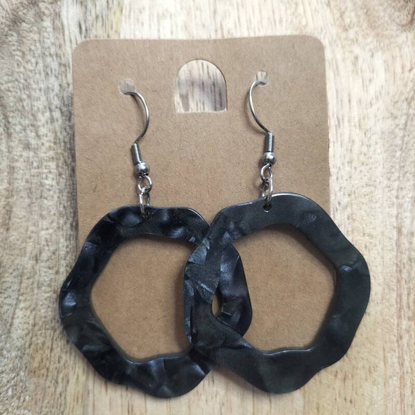 Eigen collectie Zwart met stainless steel haakje zilverkleur