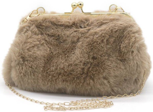 Fluffy tas Khaki