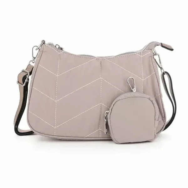 Nylon schoudertas Khaki