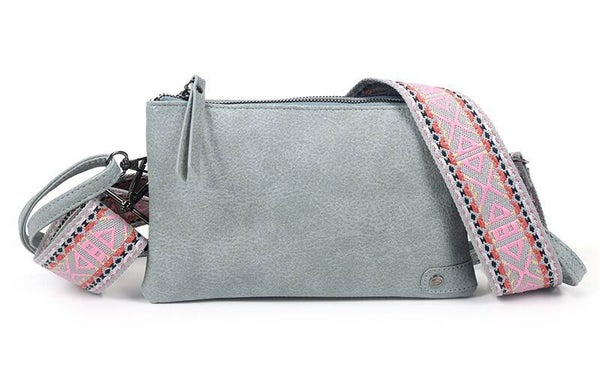 Blauw Castel schoudertasje / crossbody