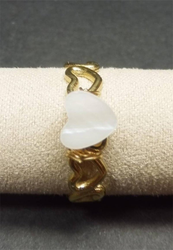 Ring wit hartje