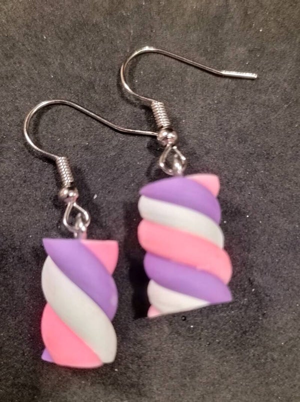 Spekjes Roze, paars en wit