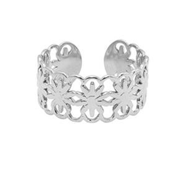 Kleinere bloemen ring