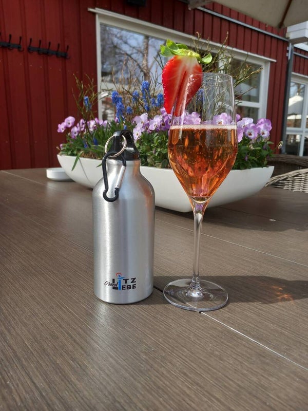 Wasserflasche aus Aluminium
