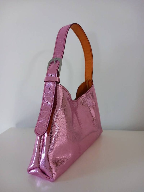 Hobo Bag "All that glitters", rosa