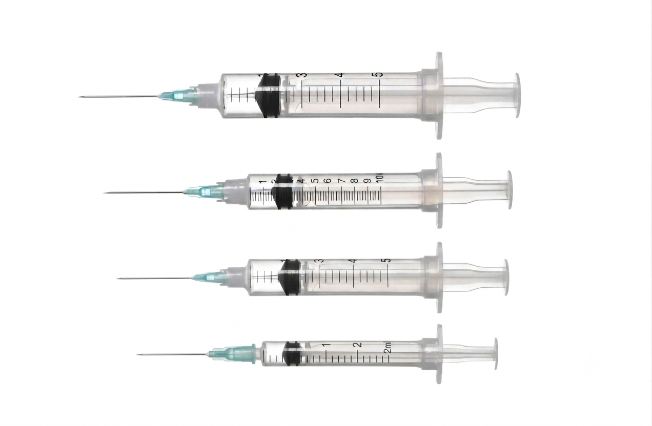 ​Siringhe Luer Slip Monouso Lamonea con Ago (2ml, 5ml, 10ml, 20ml)