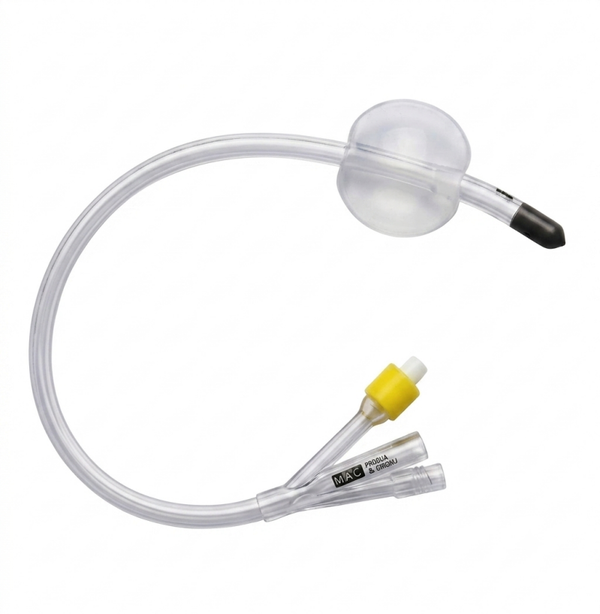 Cateteri 3 Vie Silicone Punta Dufour CH Varie Misure - Catetere Sterile Latex Free