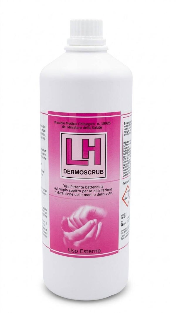 ​LH Dermoscrub Disinfettante Mani Clorexidina 4% PMC 1000 ml - LHDERMO1