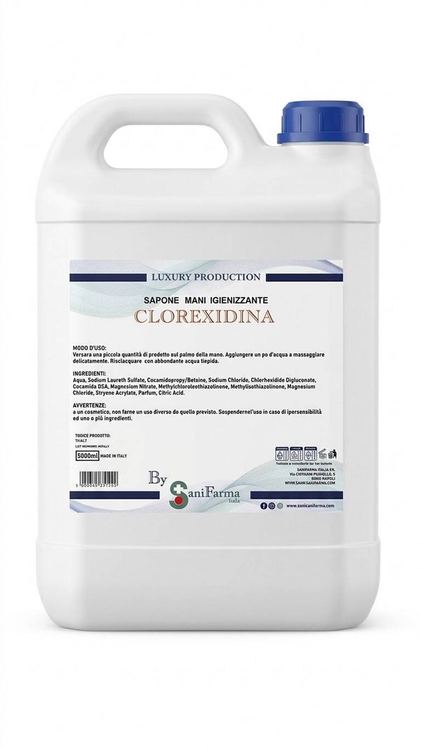 Sapone Mani Igienizzante Clorexidina 5 Lt - Sanifarma