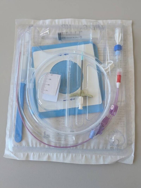 CATETERE MIDLINE VENOSO PERIFERICO 2 LUMI 5 FR. CM 25 CODICE MC25025HPA