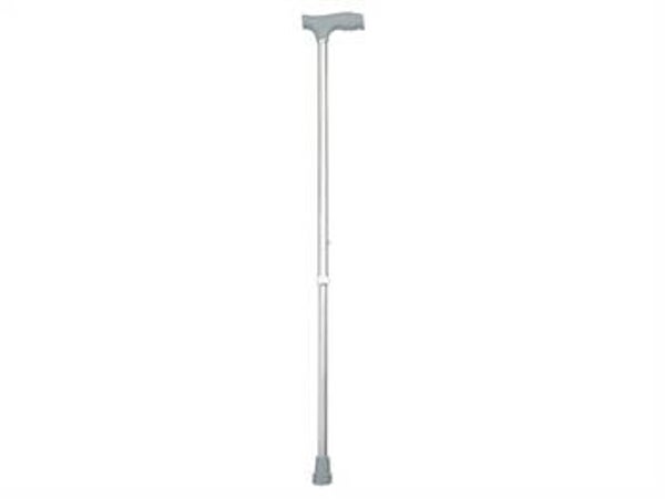 BASTONE DA PASSEGGIO IN ALLUMINIO GRIGIO/ARGENTO