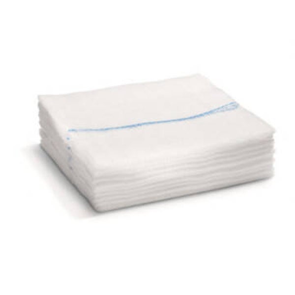 Pezze laparatomiche non sterili 20x20 con bario   100 pezzi