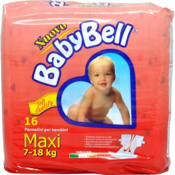 PANNOLINI BAMBINO 7/18 KG (1 pacco da 16 pezzi)
