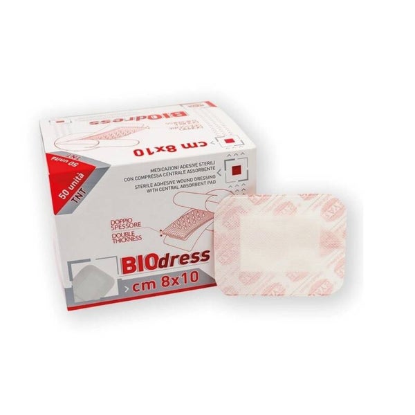 MEDICAZIONE ADESIVA 8x10 (prezzo a confezione da 50 pezzi)