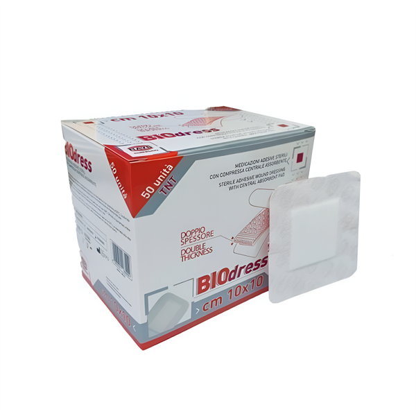 MEDICAZIONE ADESIVA 10x10 (prezzo a confezione da 50 pezzi)