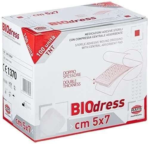 Medicazioni Adesive Sterili BIOdress in TNT Traspirante - Varie Misure
