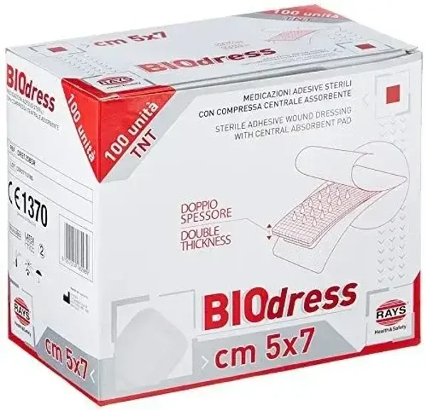 Medicazioni Adesive Sterili BIOdress in TNT Traspirante - Varie Misure