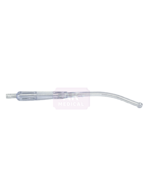 Cannula Yankauer per asp. punta a bulbo e c/controllo del vuoto (CONFEZIONE DA 100 PEZZI)