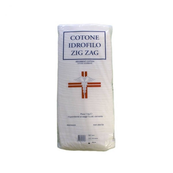 COTONE IDROFILO DA 1 KG ZIG ZAG