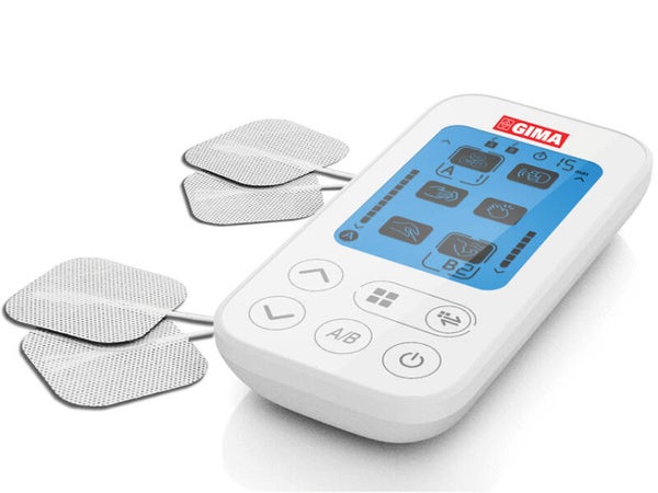 Elettrostimolatore TENS KURA 2 Canali 6 Programmi Massaggio Antidolore