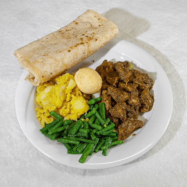 Roti Doksa (eend) met ei